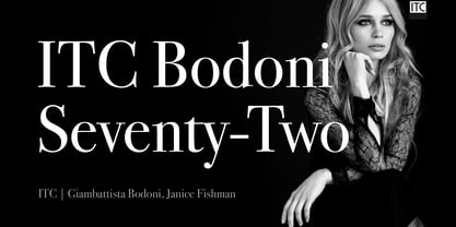ITC Bodoni Seventytwo Font Poster 1